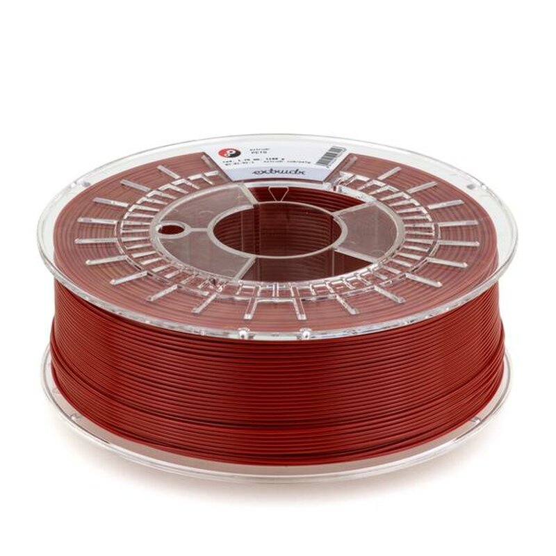 Extrudr PETG Rot Transluzent 1.75 mm 2.500 g