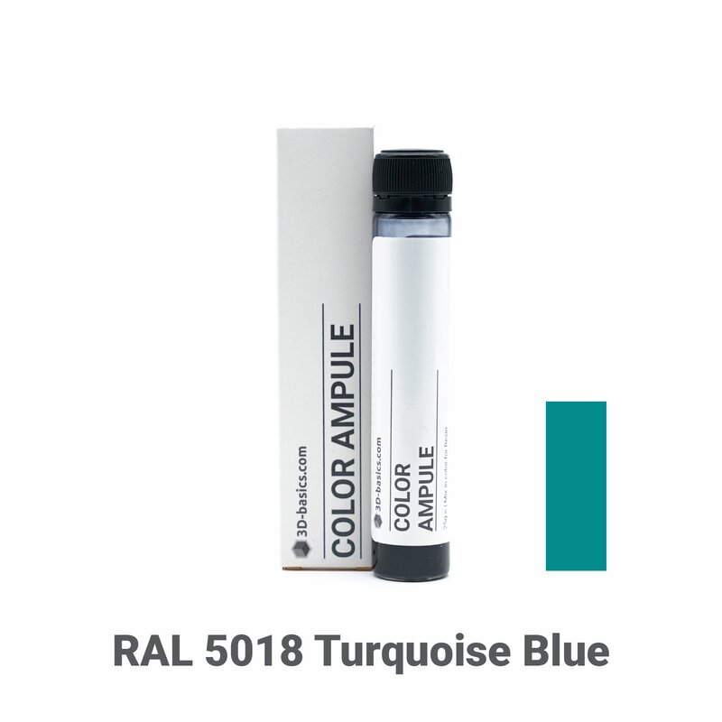 3D-basics Color Ampule RAL 5018 Turquoise Blue 25 g
