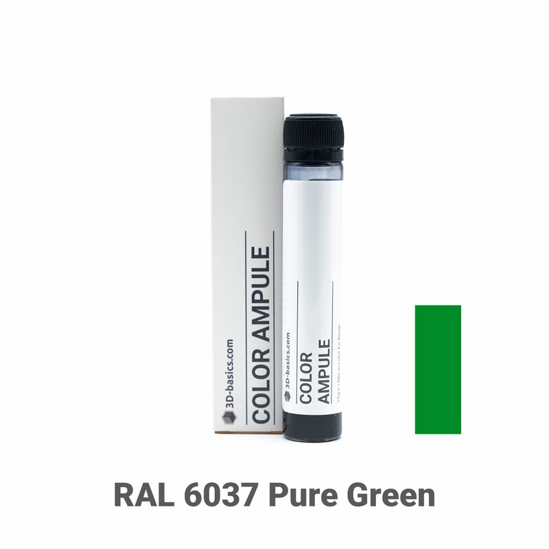 3D-basics Color Ampule RAL 6037 Pure Green 12,5 g