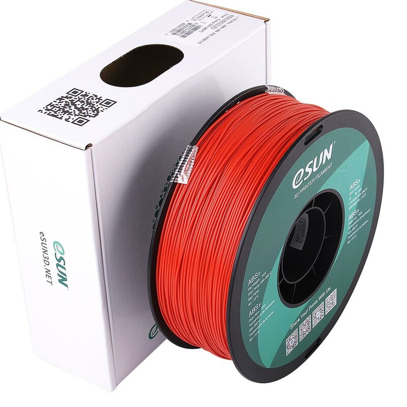 eSun ABS+ Filament Rot 1.75 mm 1.000 g