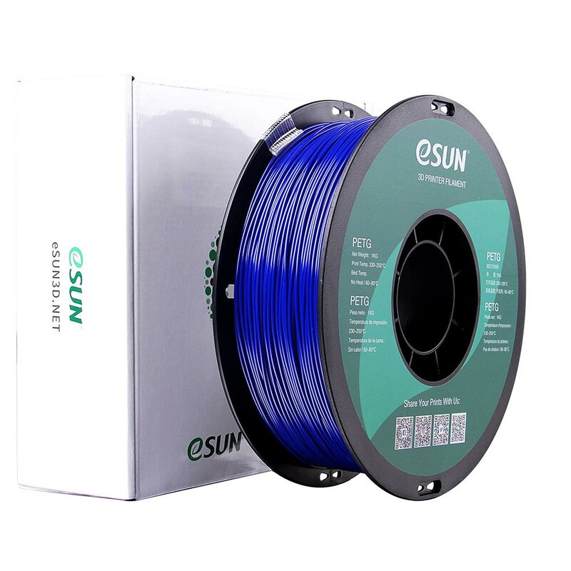 eSun PETG Filament Blau Solid 1.75 mm 1.000 g