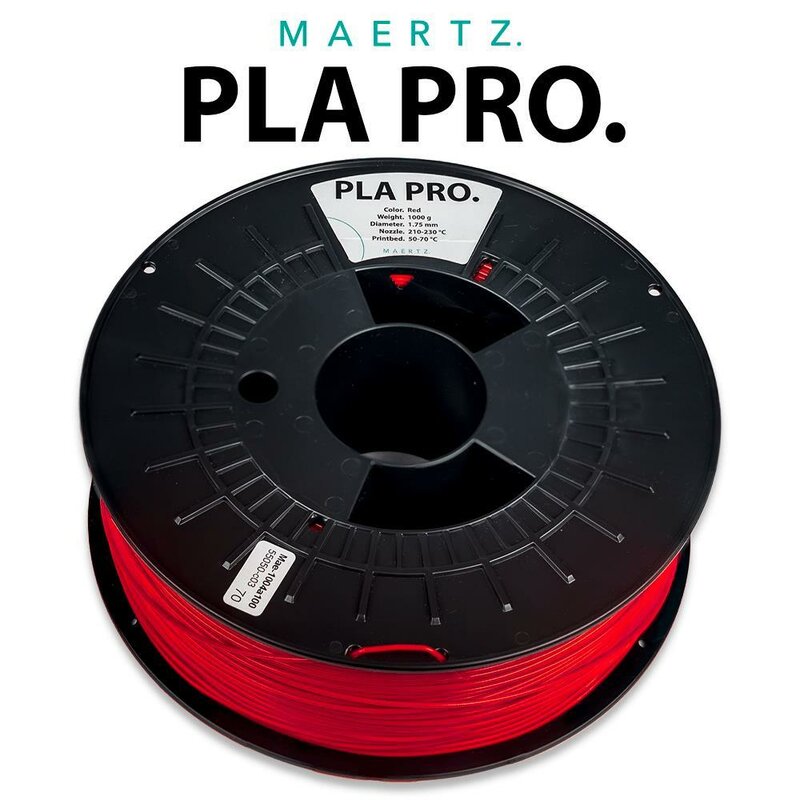 Maertz PLA Pro Rot 1,75 mm 1.000 g