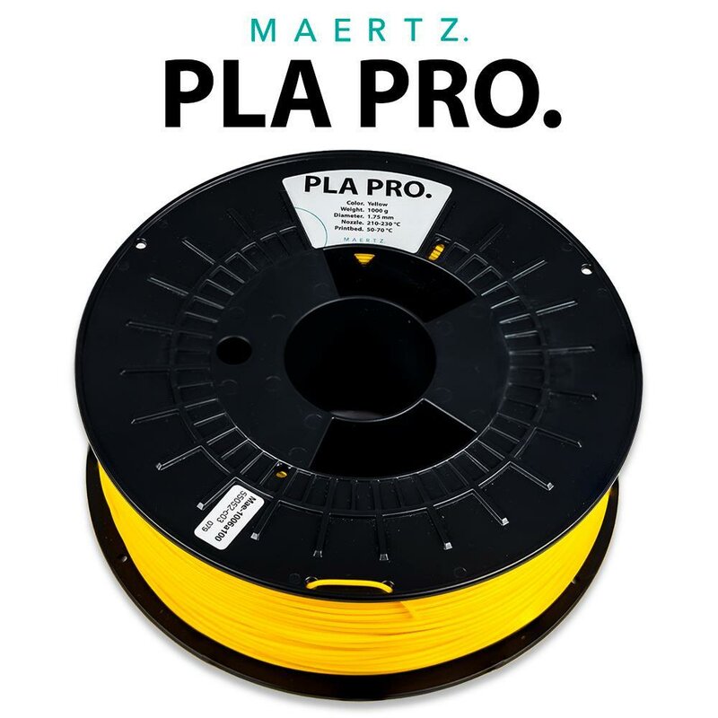 Maertz PLA Pro Gelb 1,75 mm 1.000 g