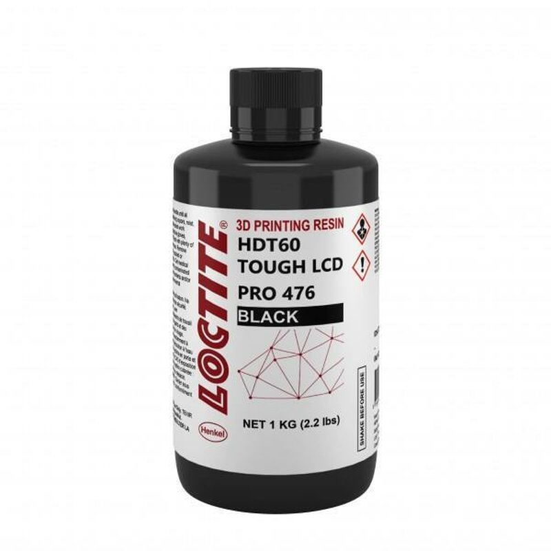 Loctite 3D PRO476 HDT60 Tough LCD Resin Schwarz 5.000 g