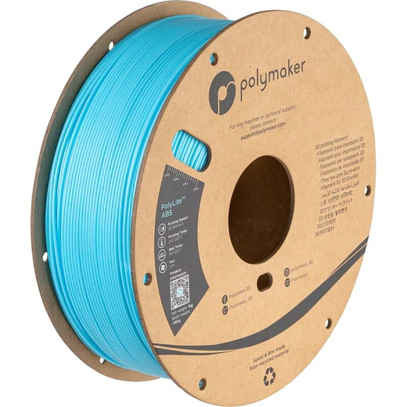 Polymaker PolyLite ABS Hellblau 1,75 mm 1000 g
