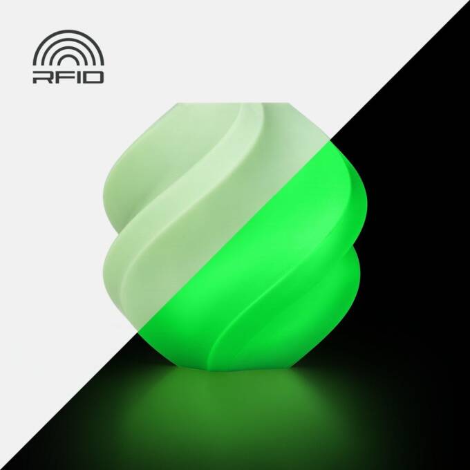 Bambu Lab – PLA Glow Green – 1,75 mm – 1 kg