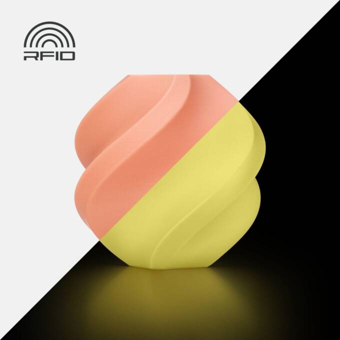 Bambu Lab Orange Pla Glow 1.75 Mm 1.000 G