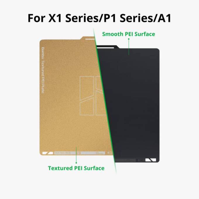 Bambu Lab Dual-Texture Pei Plate X1-Series/P1-Series/A1