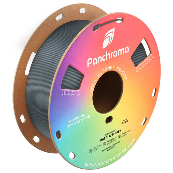 Polymaker Panchroma™ PLA Matte (PLA, 1000 g, 1.75 mm), Filament, Grau - Bild 3