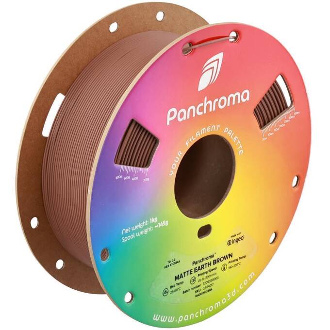 Polymaker Panchroma Pla Matte Earth Brown 1,75 Mm 1.000 G