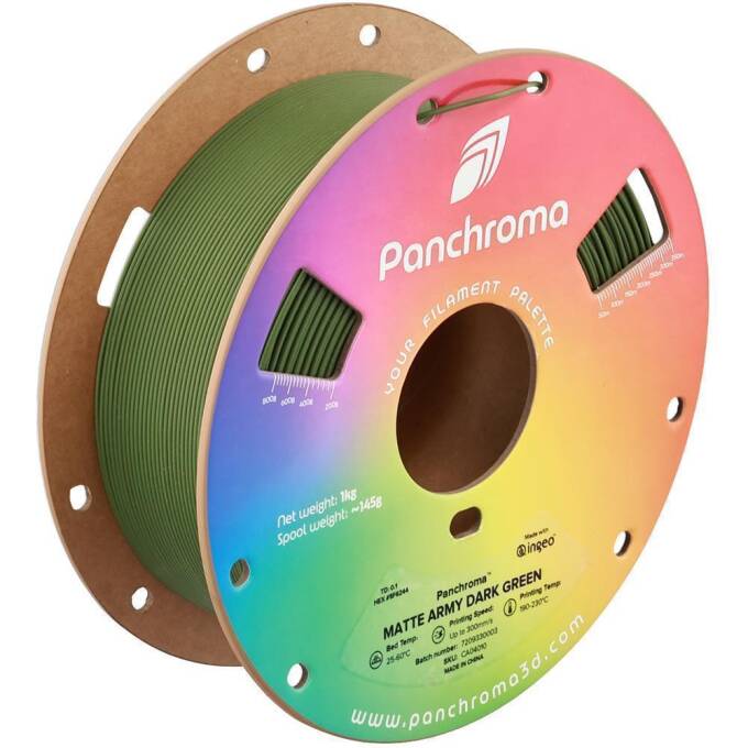 Polymaker Panchroma Pla Matte Army Dark Green 1,75 Mm 1.000 G