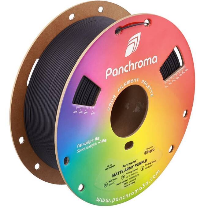 Polymaker Panchroma Pla Matte Army Purple 1,75 Mm 1.000 G