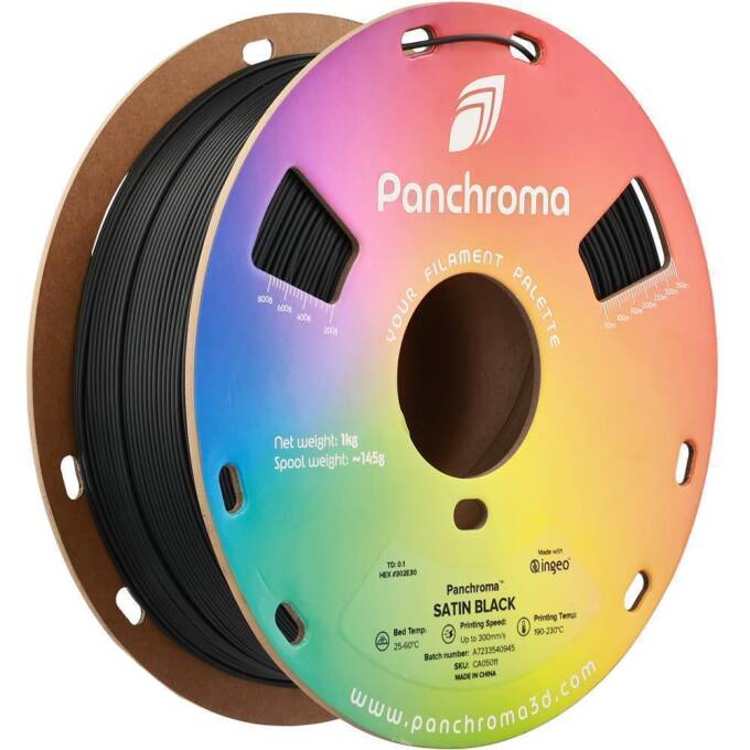Polymaker Panchroma Pla Satin Black 1,75 Mm 1.000 G