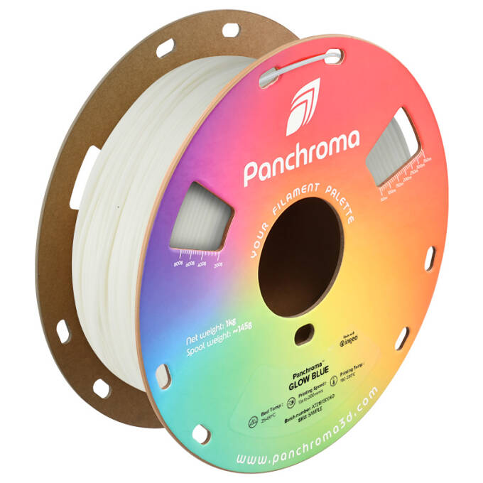 Polymaker – Panchroma PLA Glow Blue – 1,75 mm – 1 kg