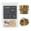ruthex 1/4" SHORT Messing Gewindeeinsatz...