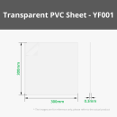 Bambu Lab 0.3 mm Transparent PVC Sheet 5 Stück