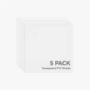 Bambu Lab 0.3 mm Transparent PVC Sheet 5 Stück