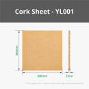 Bambu Lab 2 mm Cork Sheet 4 Stück
