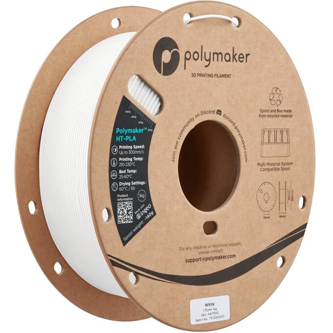Polymaker – HT-PLA White – 1,75 mm – 1 kg