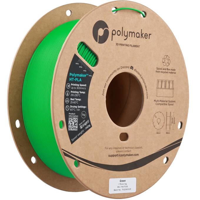 Polymaker Ht-Pla Green 1,75 Mm 1.000 G