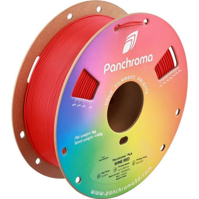 Polymaker – Panchroma PLA Basic Wine Red – 1,75 mm – 1 kg