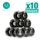 Maertz Value Pack PETG Black 1.75 mm 1000 g 10 Stück