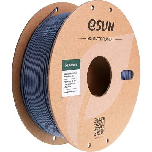 Esun Pla-Matte 3D-Druck Filament 1,75 Mm - Dunkelgrau 1 Kg, Fortschrittliche Matte Textur Sauber Aufgewickelt Einfach Zu Bedienen 3D-Druckmaterial Für Fdm-Drucker - Image 3