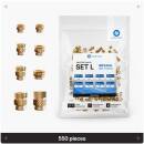 CNC Kitchen Imperiales Gewindeeinsatz-Set L, 8 Größen, 550 Stück