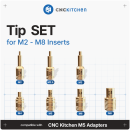 CNC Kitchen Einschmelzspitzen-SET M2-M8
