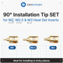 CNC Kitchen 90° Einschmelzhilfen