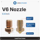 CNC Kitchen V6 Düse 0.4 mm aus blei- und...