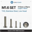 CNC Kitchen Zylinderkopfschrauben Edelstahl A2 TX mit...