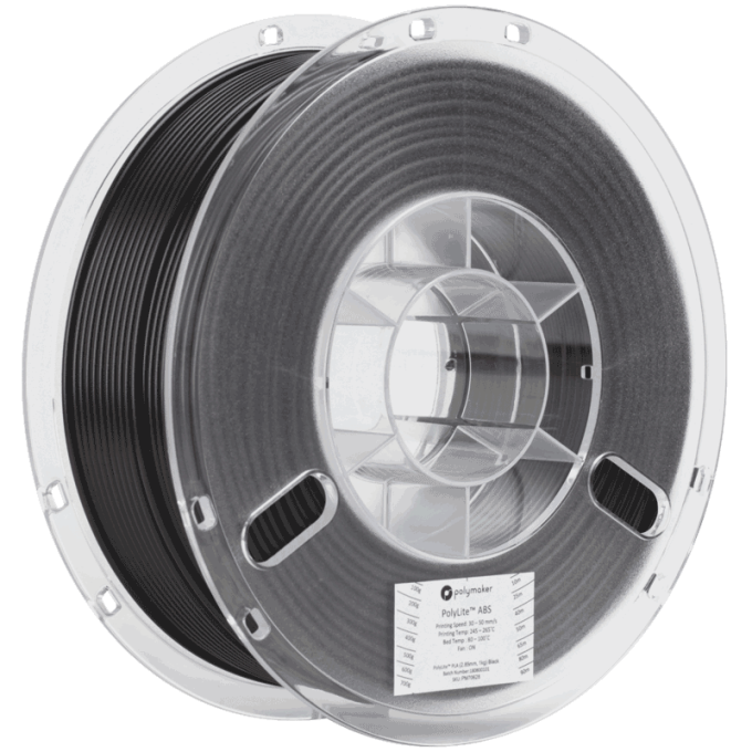 Polymaker – ABS Schwarz – 1,75 mm – 1 kg