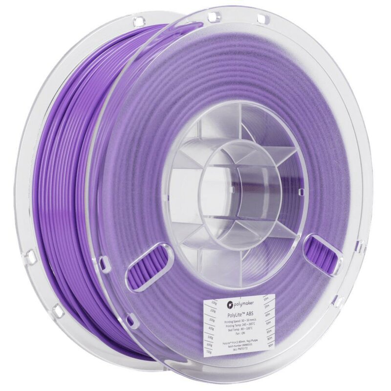 Polymaker PolyLite ABS Violett 2,85 mm 1.000 g