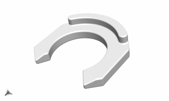 Ultimaker Clamp Clip White S3 S5 UM3 MS
