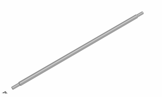 Ultimaker Print Head Shaft Y L302 S3
