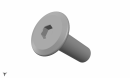 Ultimaker Flat Head M3x10 Bolt S3