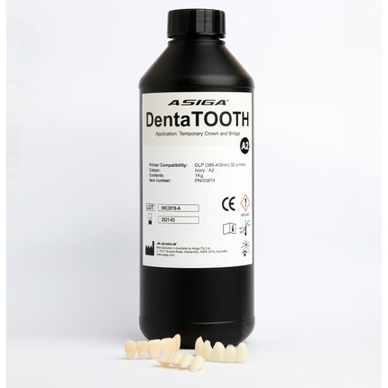 Asiga DentaTOOTH Resin A3 1.000 g
