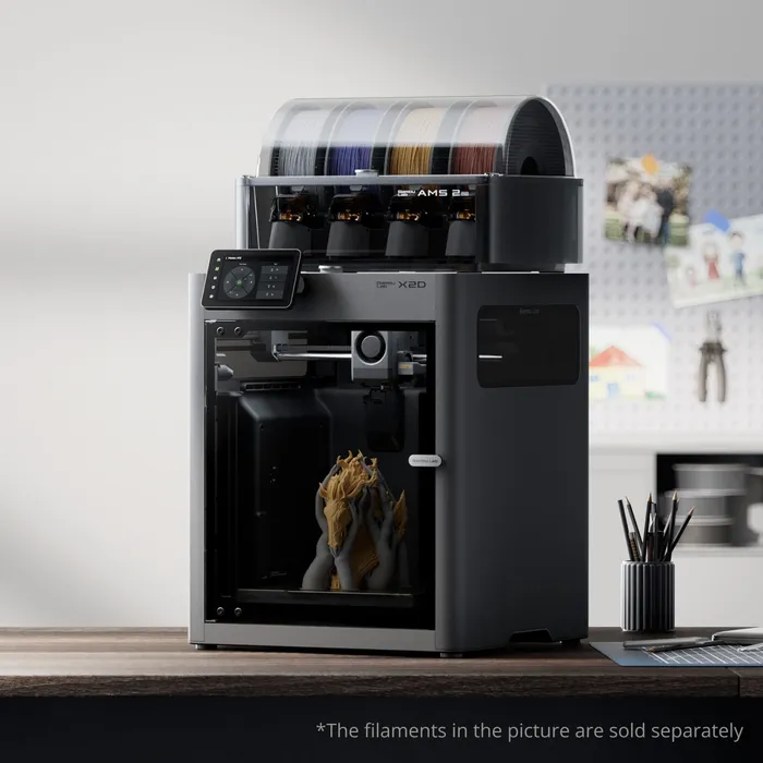 Bambu Lab X2D im Bambu Lab Portfolio mit Dual-Düsen-Technologie