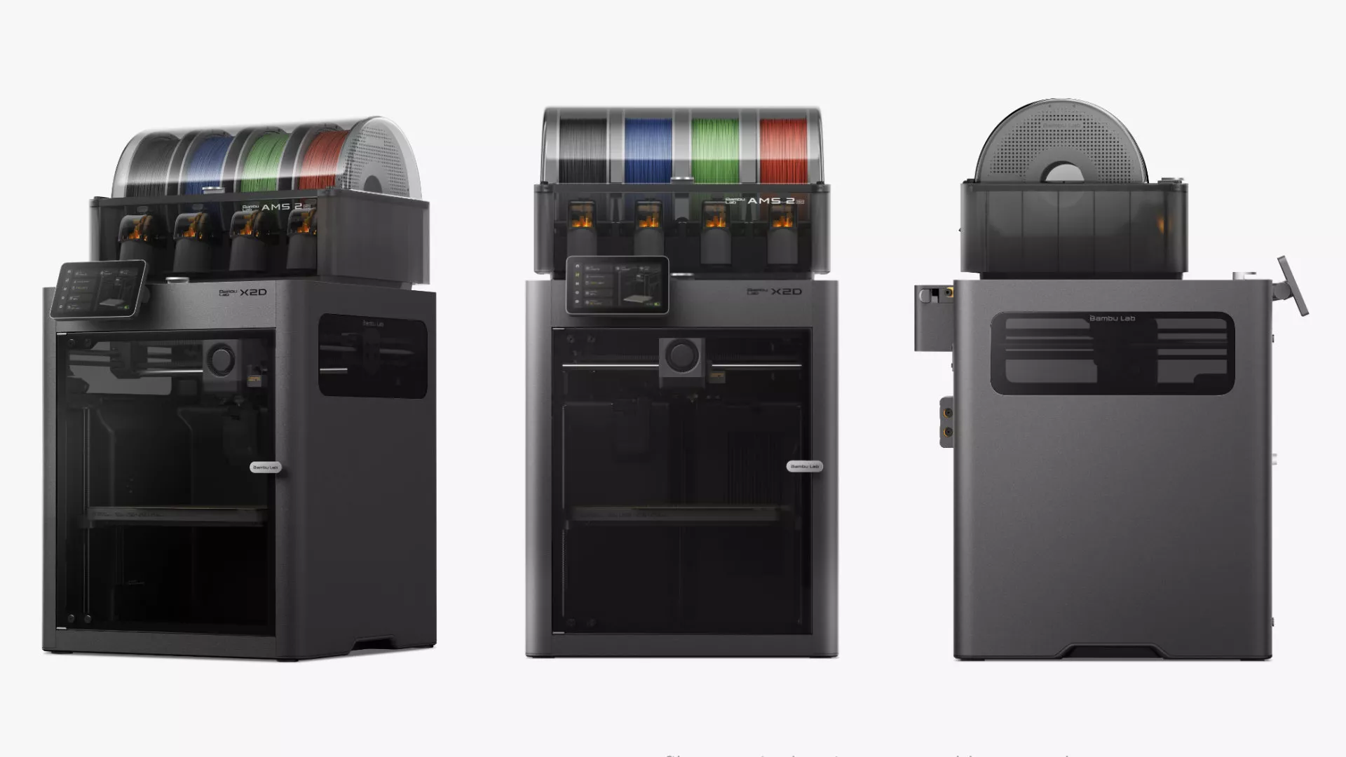 Bambu Lab X2D Combo mit AMS 2 Pro für automatisches Materialmanagement