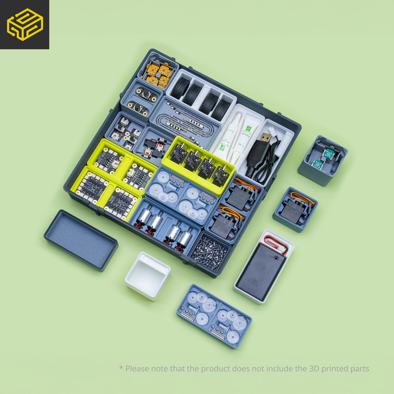 Foto des CyberBrick Hardware Kits