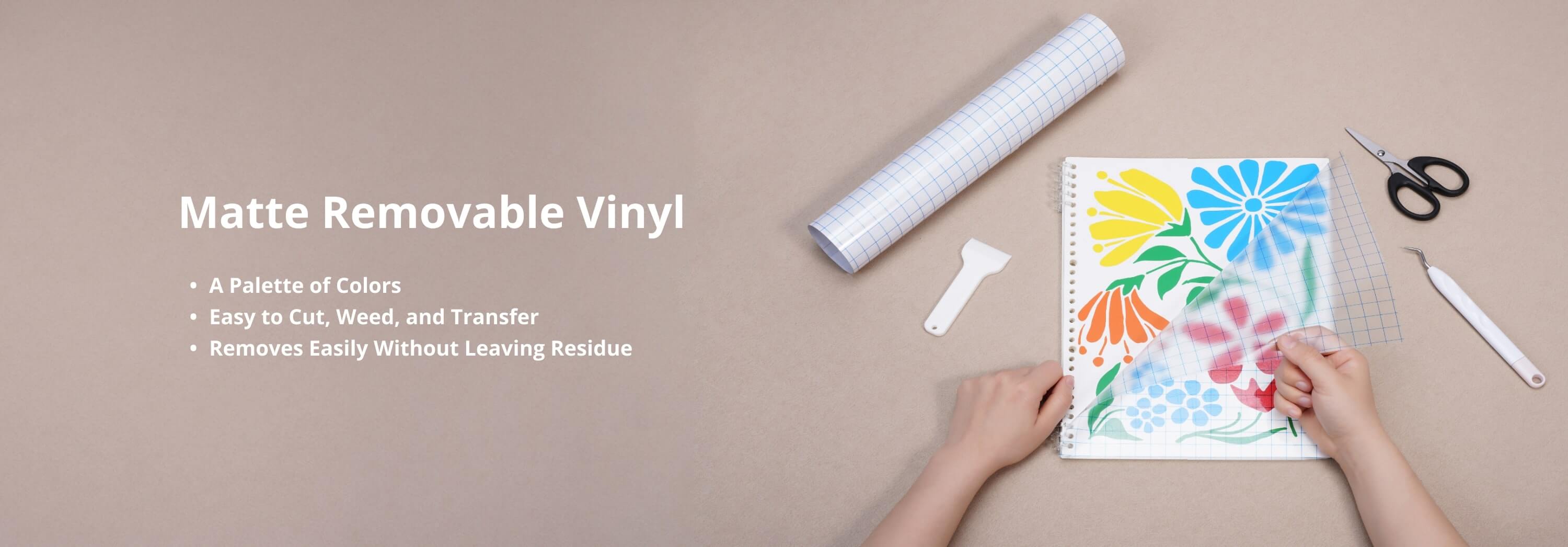 Bambu Matte Removable Vinyl - Anwendung auf personalisierten Objekten