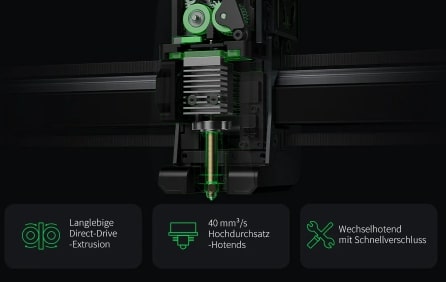 Direktantrieb-Extruder