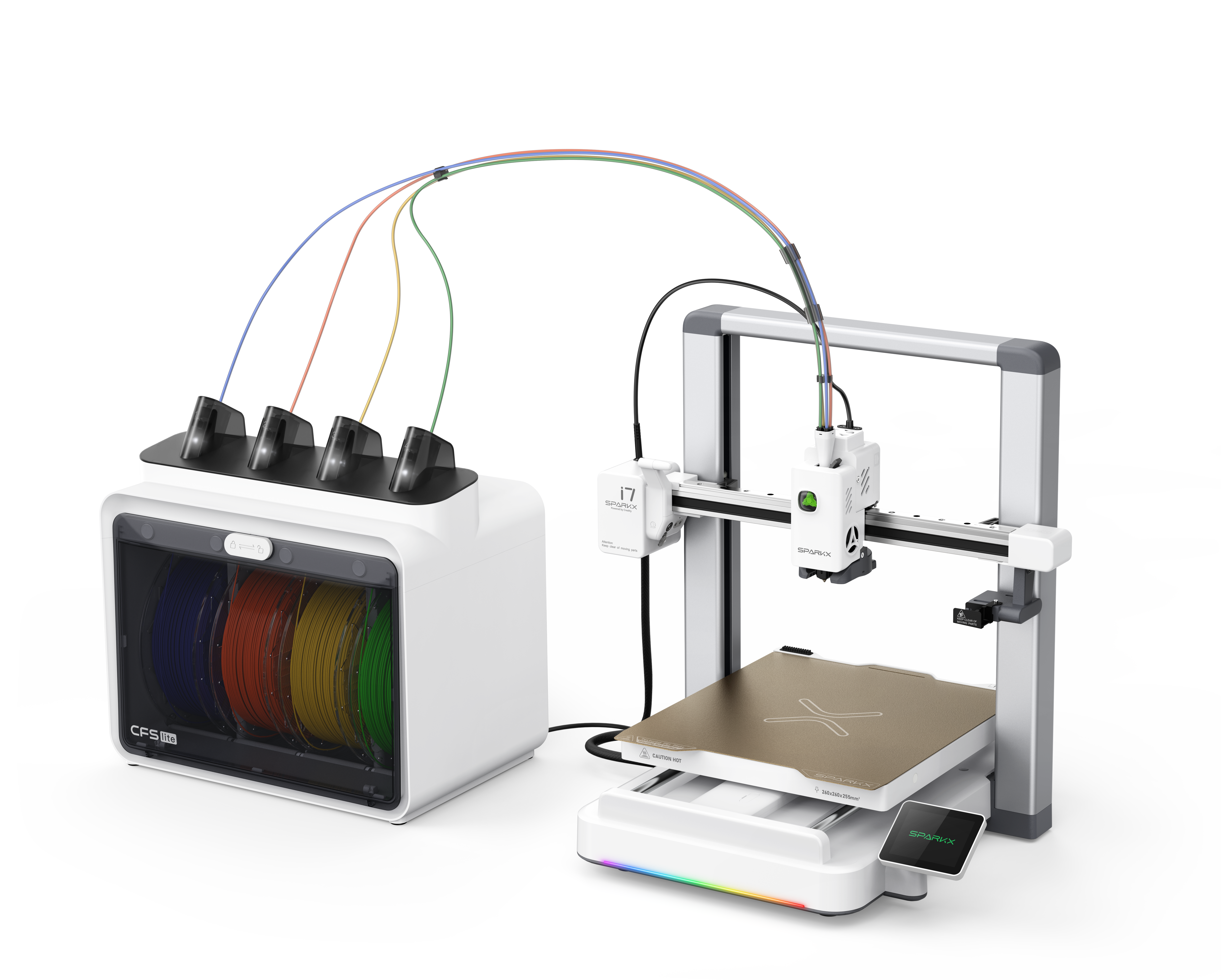 SPARKX i7 Color Combo mit CFS Lite für 4-Farb-3D-Druck