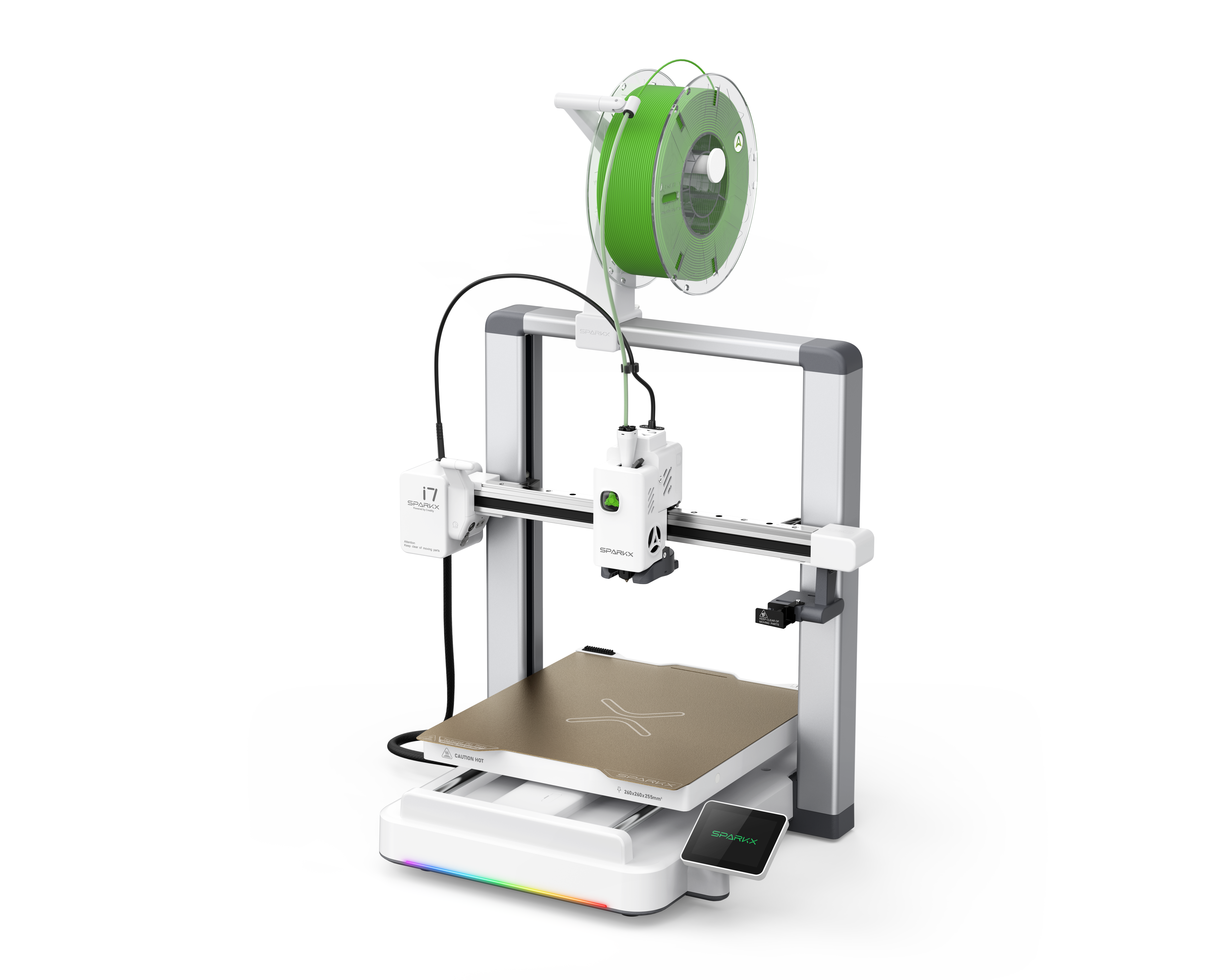 SPARKX i7 Standard für kompakten Single-Color-3D-Druck