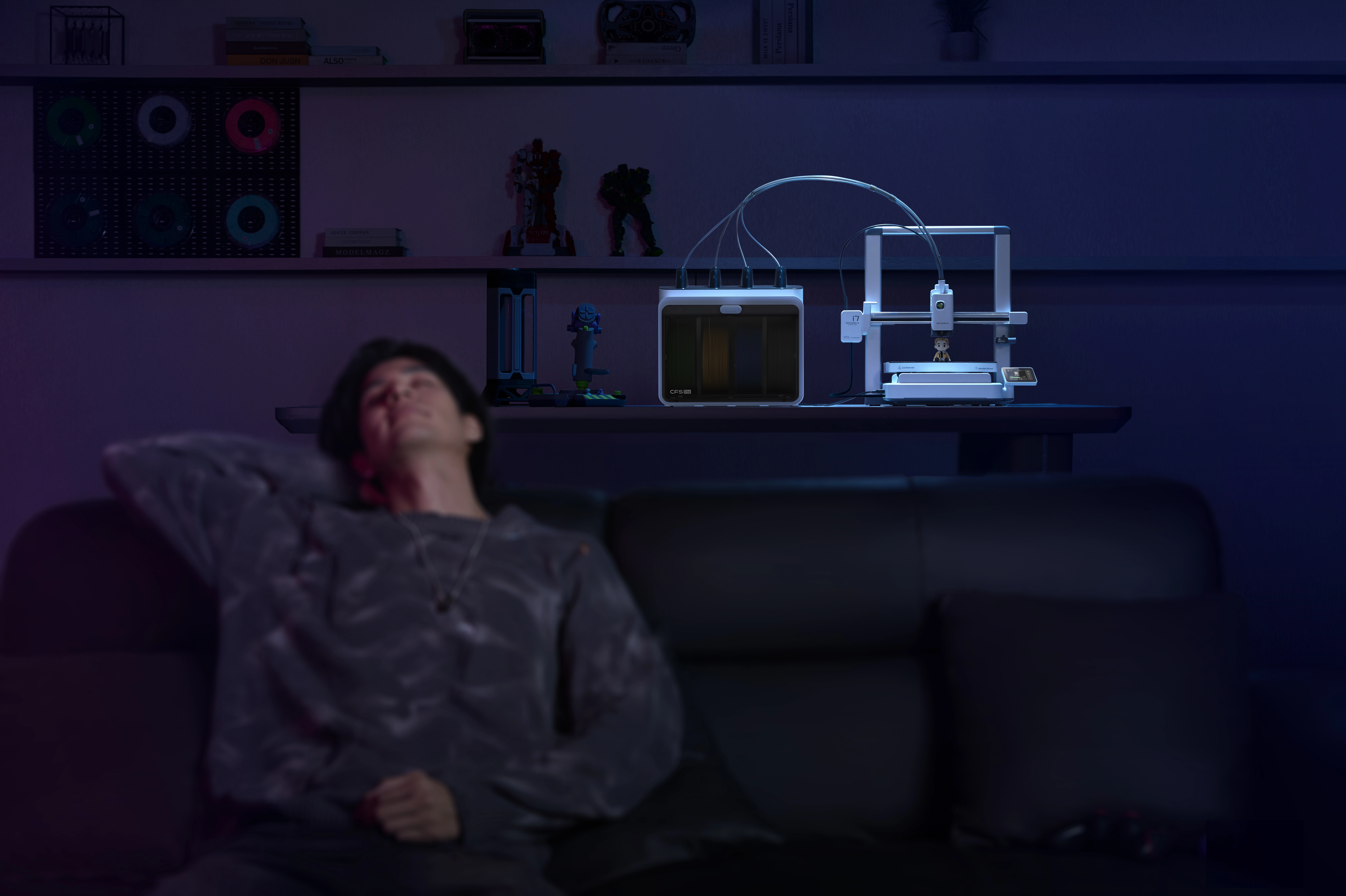 SPARKX i7 im Night Mode für leisen 3D-Druck