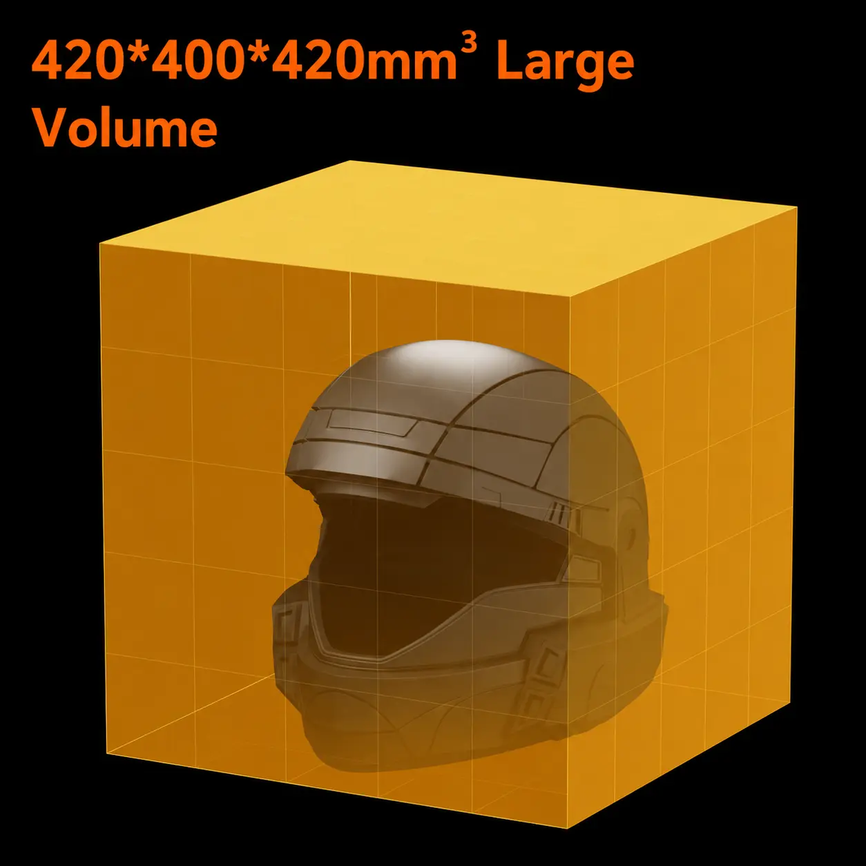 CreatBot D400 HS Bauraum und Maschinenabmessungen