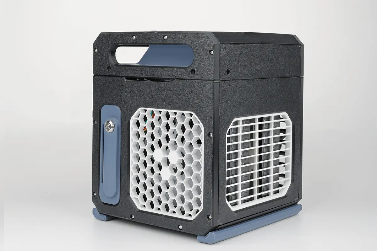 Technisches 3D-Druck-Bauteil (Gehäuse) aus eSun ABS-ESD Filament mit antistatischer Wirkung