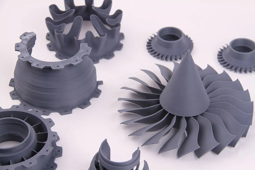 Technisches 3D-Druck-Bauteil aus eSun PA12+CF Filament mit Carbonfaserverstärkung